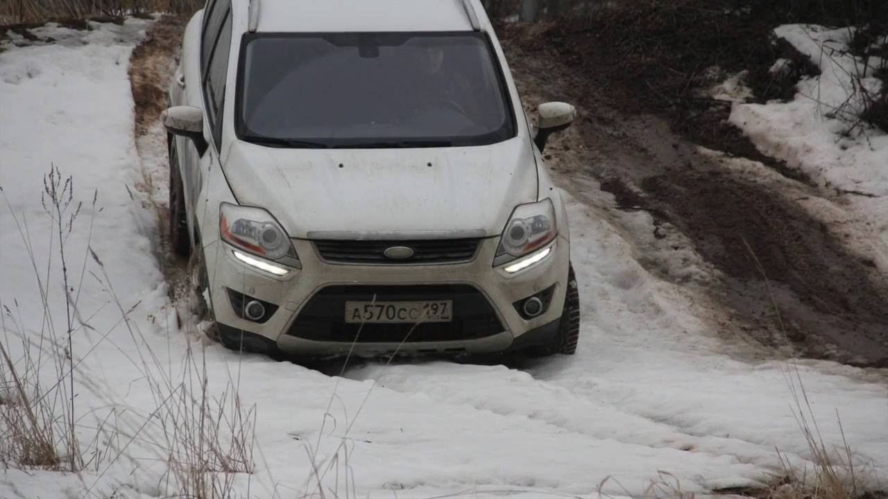 Ford kuga в поле off-road