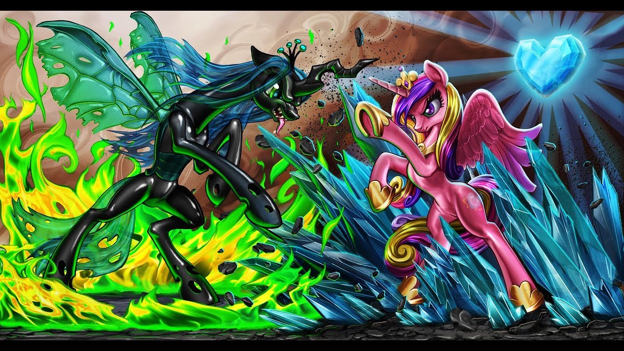 MLP:FIM [PMV] Princess💜Cadance VS Queen🕸Chrysalis - Tribute - Bird Set Free