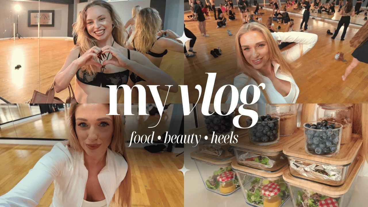 What I Eat in a Day | Feminine Routine, High Heels Workshop & Beauty Shopping