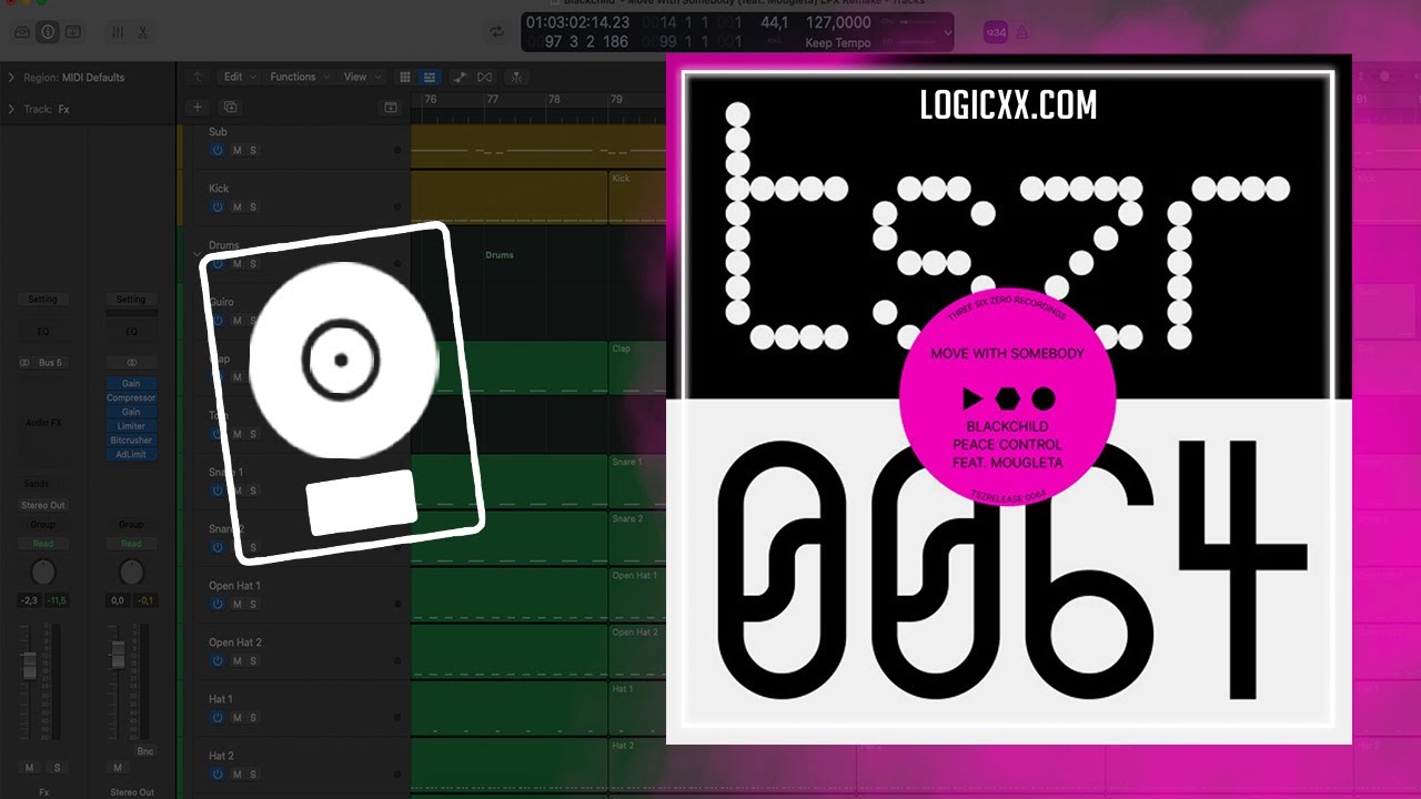Blackchild - Move With Somebody (feat. Mougleta) (Logic Pro Remake)