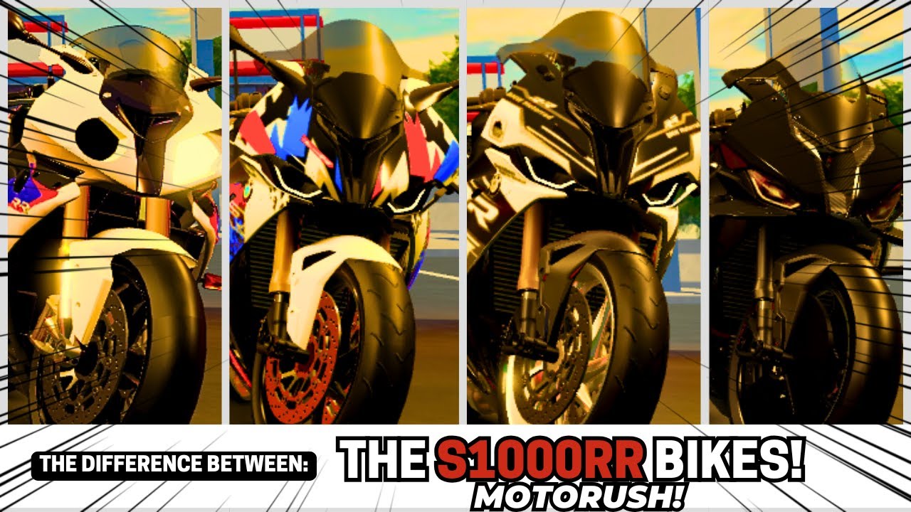 Difference Between: BMW S1000RR 2023, 2020, 2014 and GP! (MotoRush Roblox)