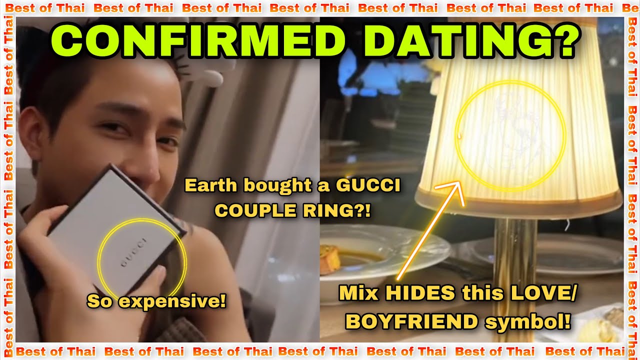 Earthmix | Mix Tried to HIDE the BOYFRIEND/LOVE Symbol but Still Got Caught | Earth Gave Him a Ring?
