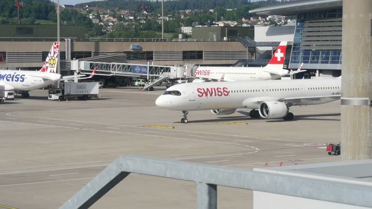 Plane spotting at Zurich Airport