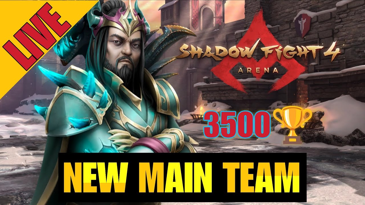 Using New Main Team For Rank  Pushing In Shadow Fight 4 Arena 🏟️ Live