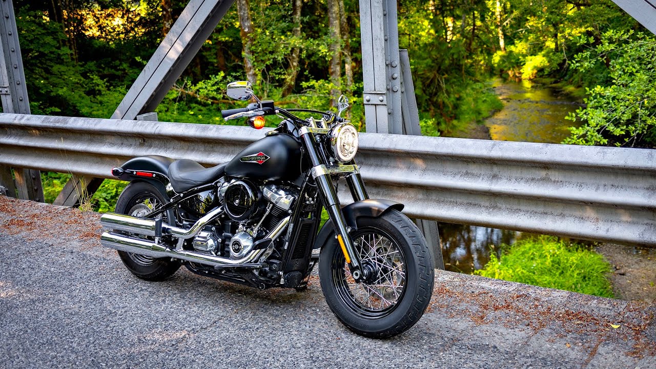 Softail Slim on Backroads!! • Amazing Evening Ripp! | TheSmoaks Vlog_2064