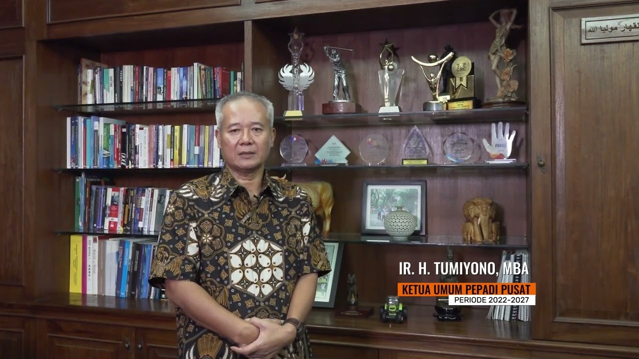 Sambutan dari IR. H. TUMIYONO, MBA, Ketua Umum PEPADI PUSAT untuk FESTIVAL DALANG ANAK NASIONAL 2024