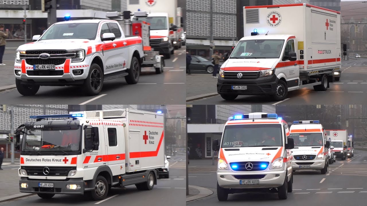 [FOODTRUCK mit Blaulicht] Kolonnenfahrt Einsatzfahrzeuge DRK KV Helmstedt
