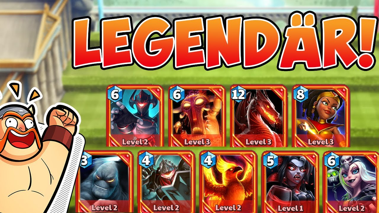 😱 NUR LEGEND&Auml;RE KARTEN IM DECK 😱 CASTLE CRUSH 🔥