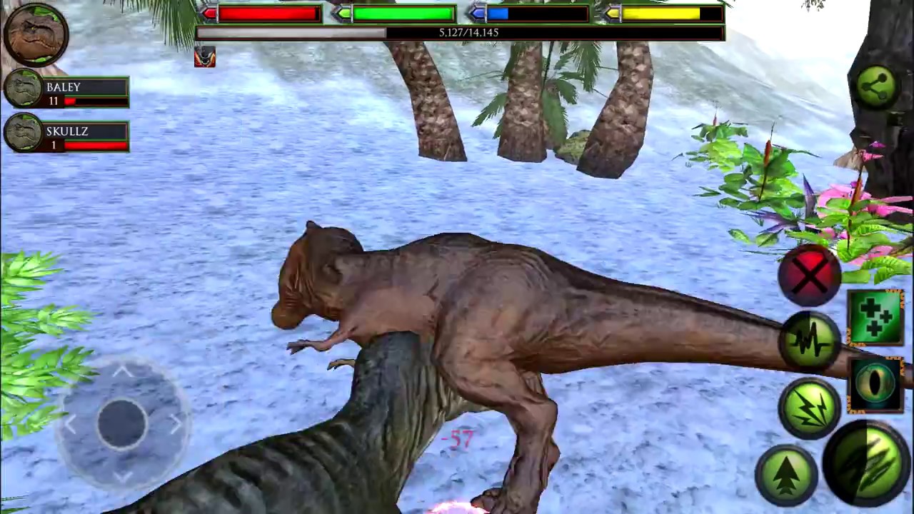 Ultimate Dinosaur Simulator: T-Rex Gameplay #6 | Eftsei Gaming