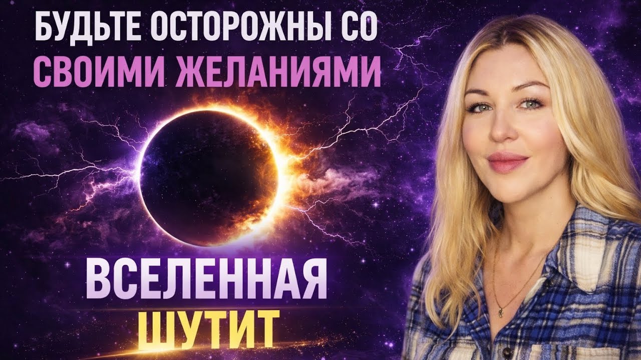 Осторожно с желаниями. Вселенная исполняет буквально. Не ошибитесь.