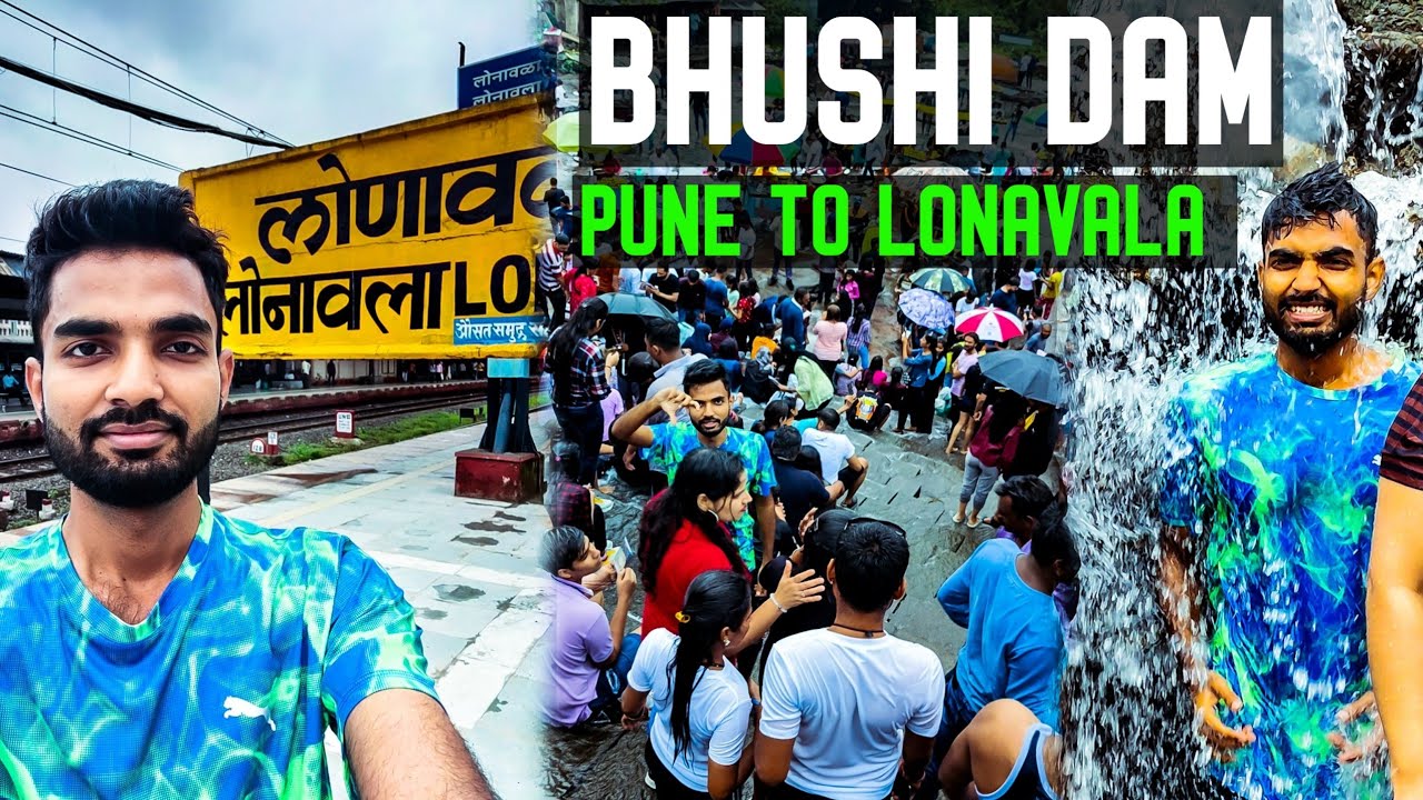 Bhushi Dam - Pune to Lonavala Local Train Journey | Solo Trip