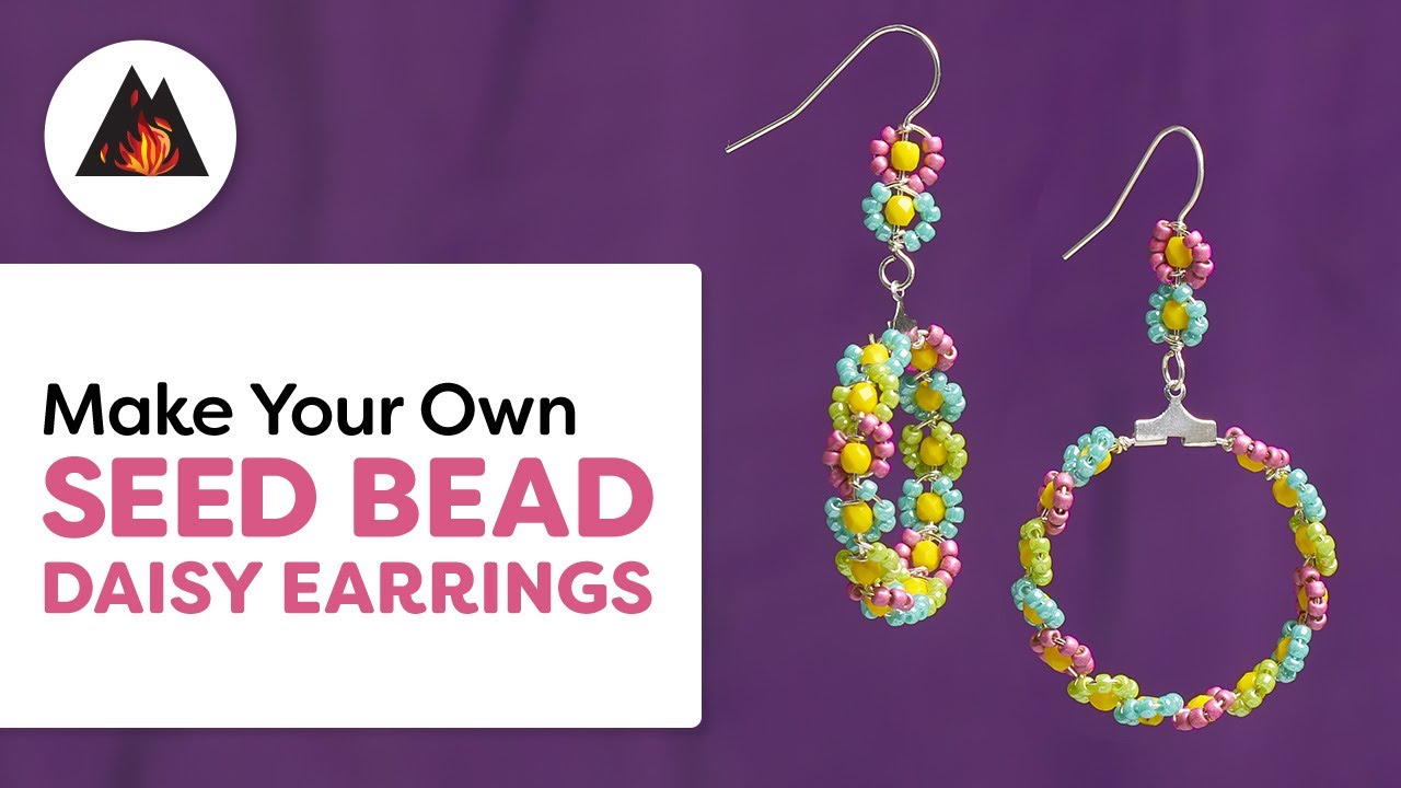 How To Make Daisy Earrings With Beads