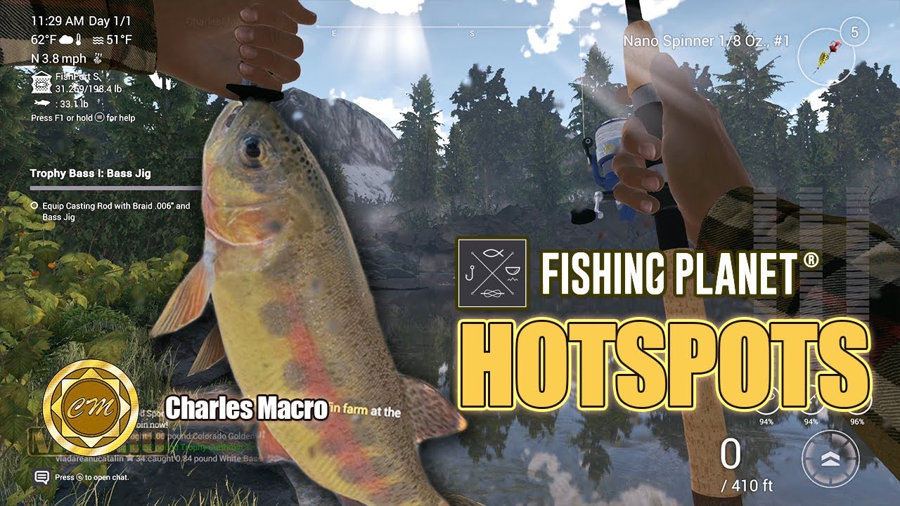 BEST HOTSPOT | ROCKY LAKE CO | UNIQUE TROPHY TROUT GOLDEN CUTTHROAT RAINBOW | Fishing Planet | Ep 14