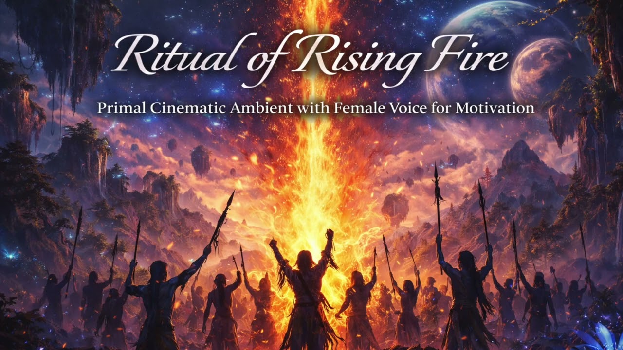 Ritual of Rising Fire | Primal Cinematic Ambient with Female Voice for Motivation