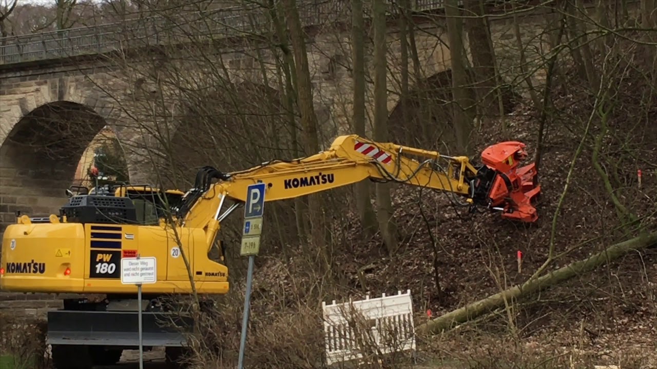 Holzernte mit Woodcracker KOMATSU PW180