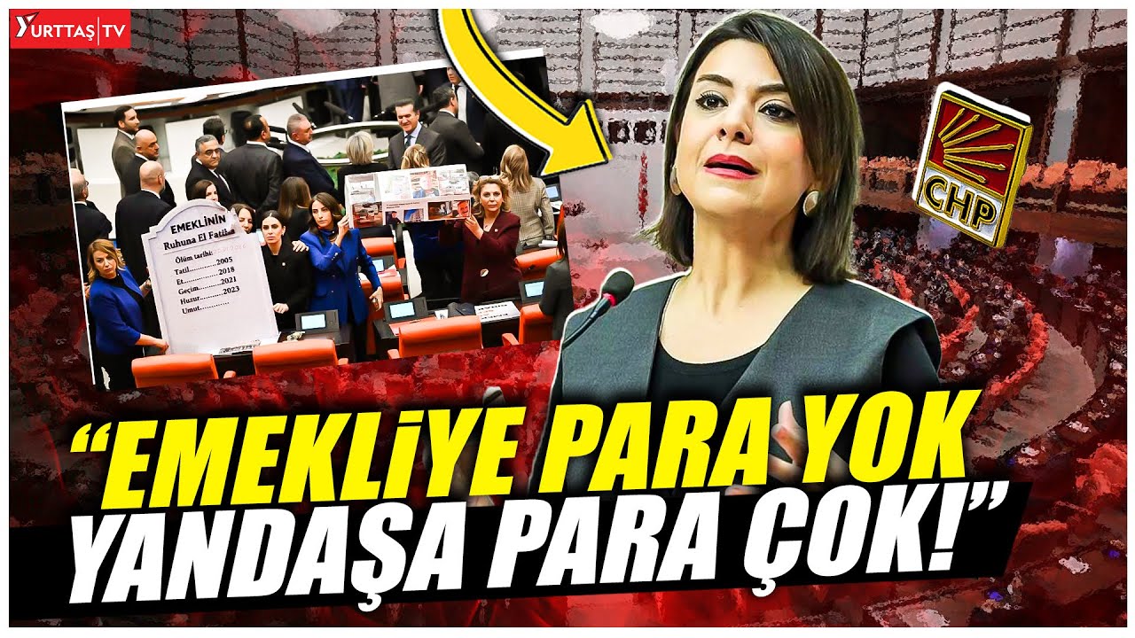 “EMEKLİYE PARA YOK YANDAŞA PARA ÇOK!” Gamze Taşcıer’den Meclis'e damga vuran konuşma!
