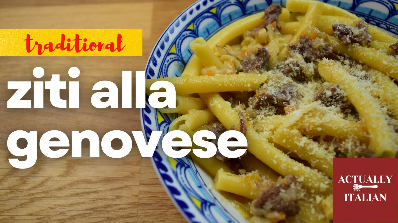 Ziti alla genovese: A rich beef and onion sauce from Naples, Italy