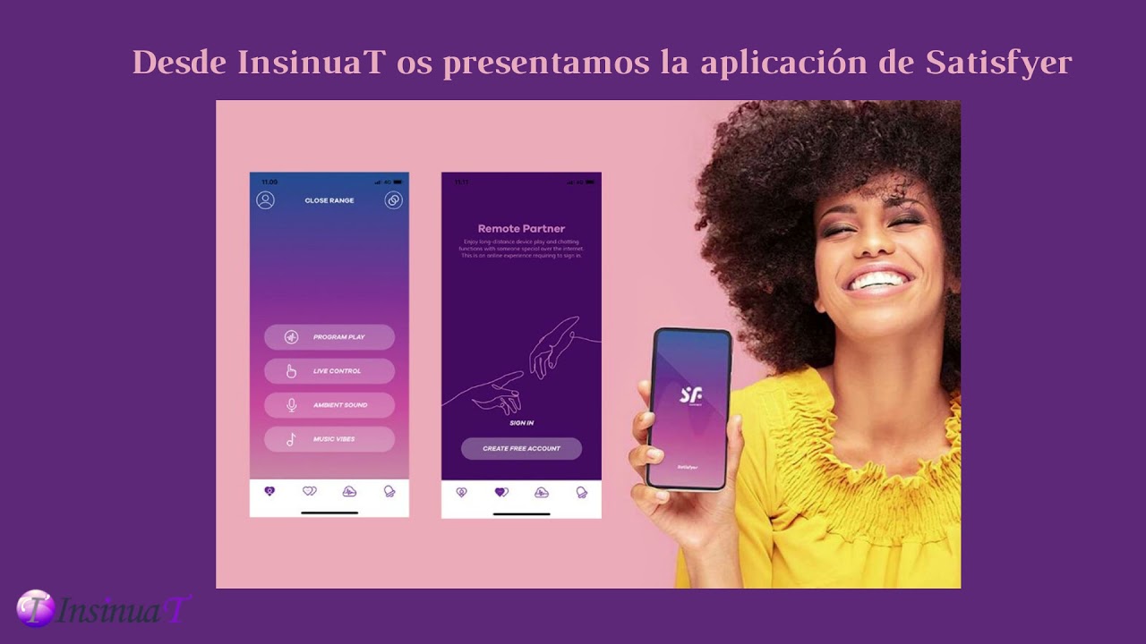 Explicación SATISFYER CONNECT APP By InsinuaT Sex Shop Zaragoza !