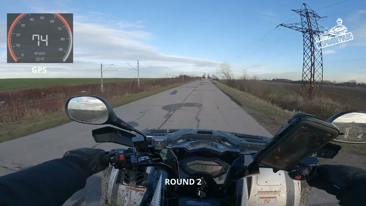 Тест Kymco MXU 700i — тест максимальной скорости, v-max