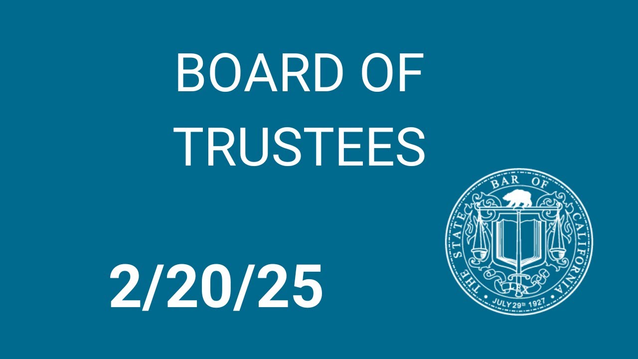 Board of Trustees 2-20-25