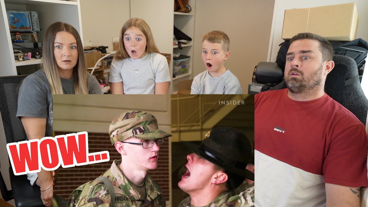 New Zealand Family Reacts to What New US Army Recruits Go Through in Boot Camp