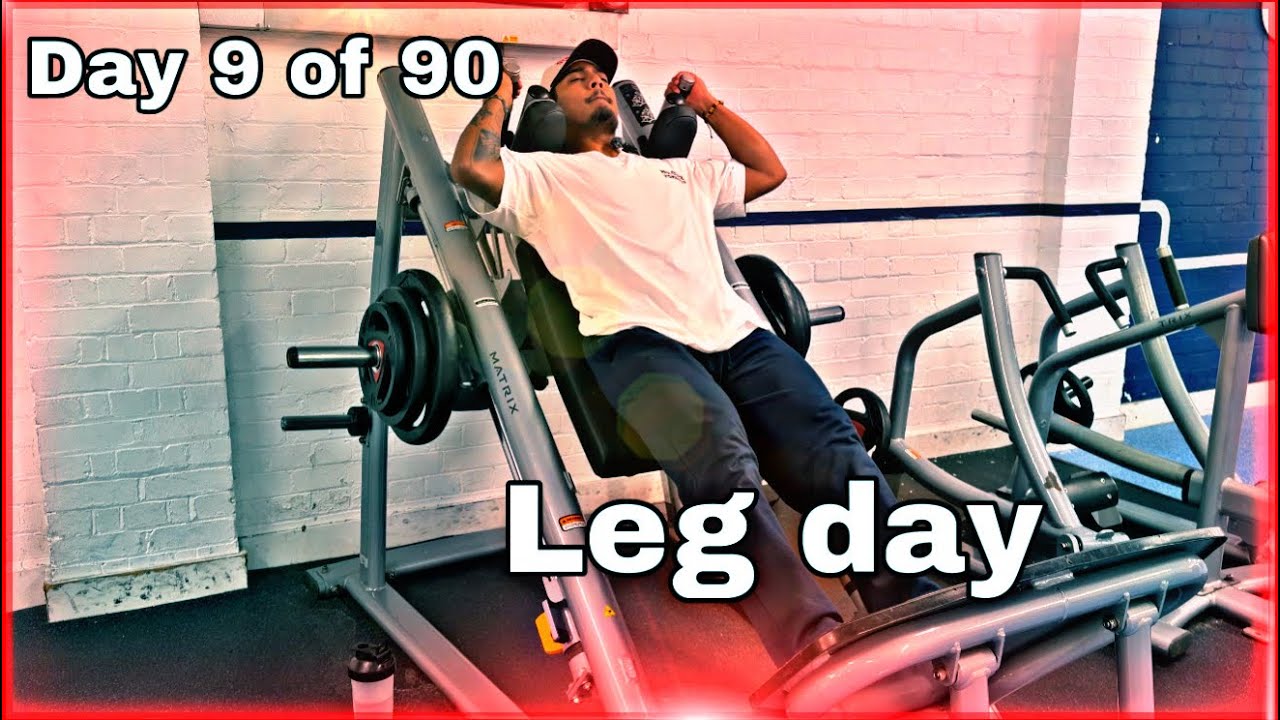 Day 9 of 90. Leg day lets goo.💪💪💪
