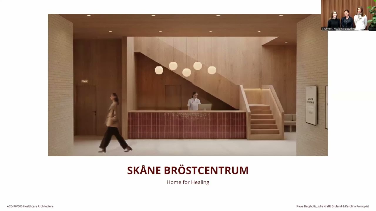 Studentprojekt från Chalmers Healthcare Studio: Bröstcenter på Skånes Universitetssjukhus i Malmö
