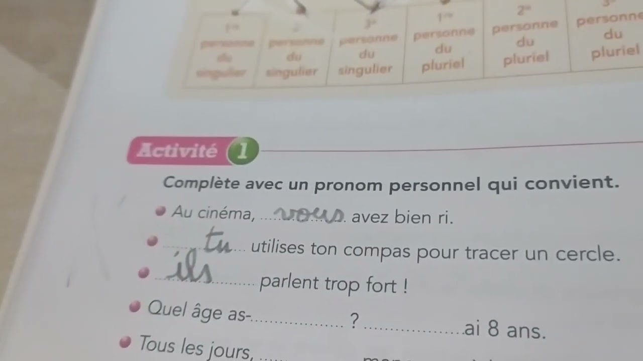 Alouette Les Cahiers Français Ce2  Cycle 2 ex :1 p : 42