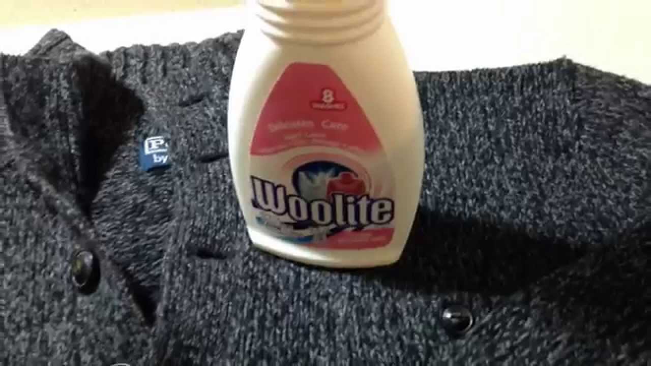 Washing My Wool Sweater with Woolite