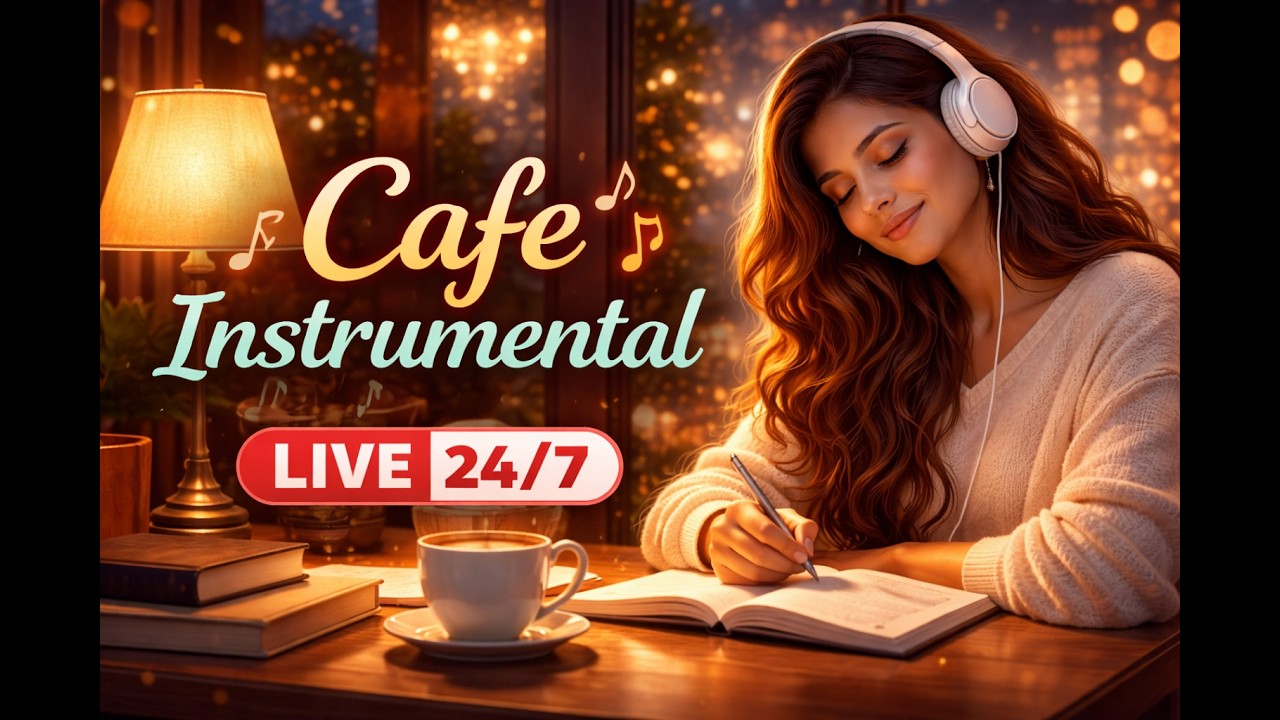 Café Chill Instrumental Live | Coffee Shop Background Music Radio