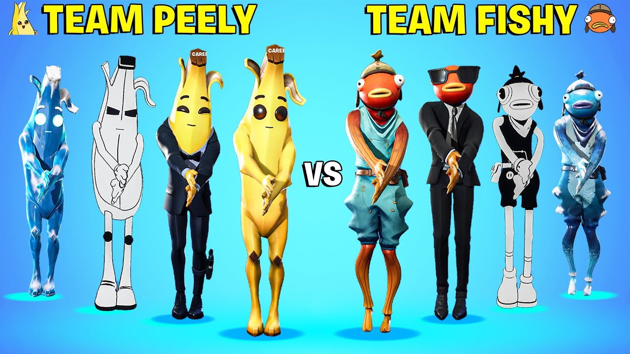 Fortnite Dance Battle: Team Peely vs Team Fishstick