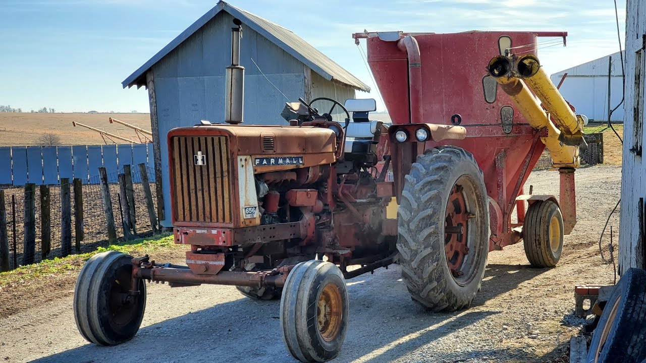 Farmall 656 Grinding Hog Feed