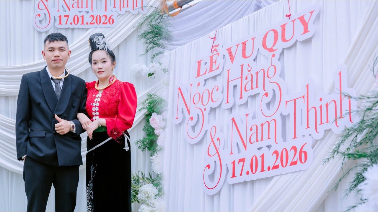 TOÀN CẢNH ĐÁM CƯỚI NGƯỜI THÁI BẢN NGÀ PHÁT XÃ BÌNH THUẬN CÔ DÂU NGỌC HẰNG CHÚ RỂ NAM THINH