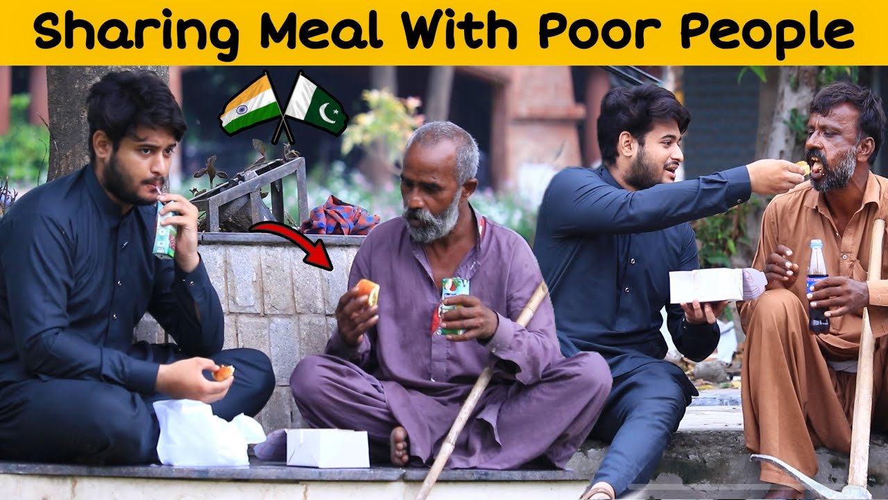 Indian Guest Sharing Meal With Poor People | @SocialTvPranks