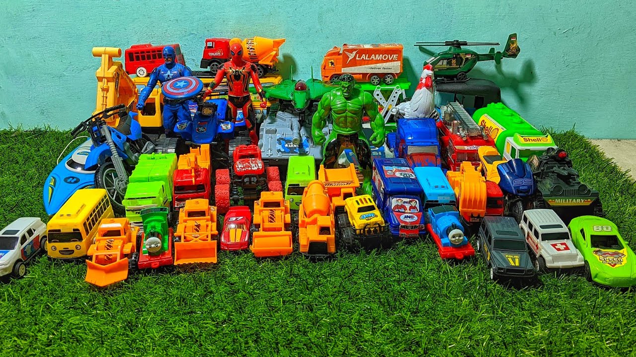 Mobil Mobilan Truk Oleng , Mobil Truk Molen, Mobil Balap, Truk Pasir, Excavator, Mobil Roket, Damkar