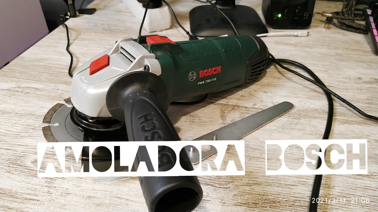 🛠️ Amoladora BOSCH 750W