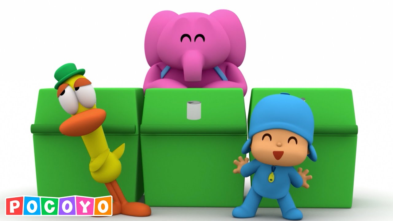 ♻️ Pocoyo Çöplerini Geri Dönüşüme Atıyor ♻️ (S3E49) Pocoyo 🇹🇷 Türk Resmi Kanal | Çocuklar için Çizgi