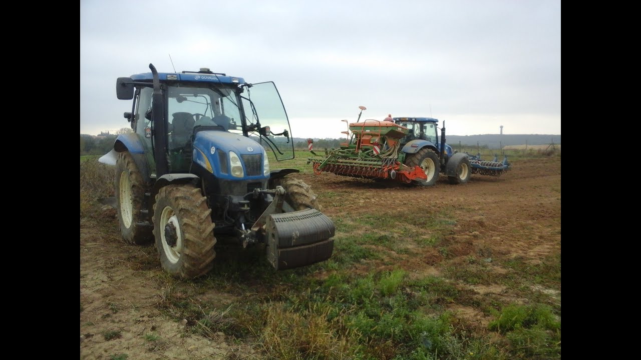 Semis de Blé 2018 /100% New Holland/Amazone/Kuhn