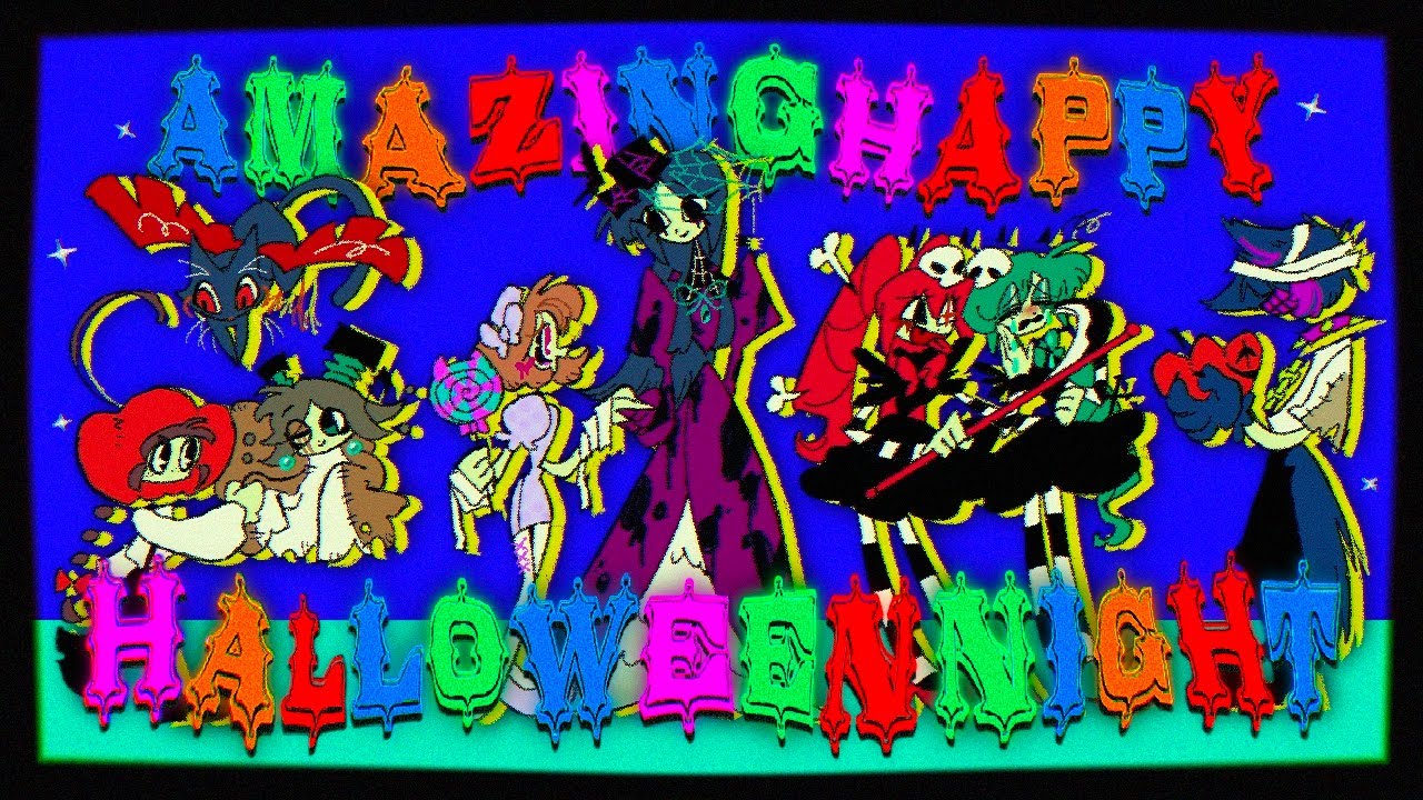 【🎪手描きOC🎪】アメイジングハッピーハロウィンナイト-meme