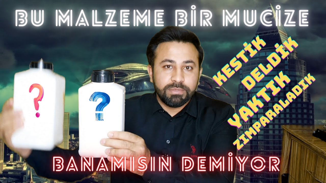 Poliüretan (Sıvı Plastik) Mucizevi Kimyasal ile ilgili deneyler...