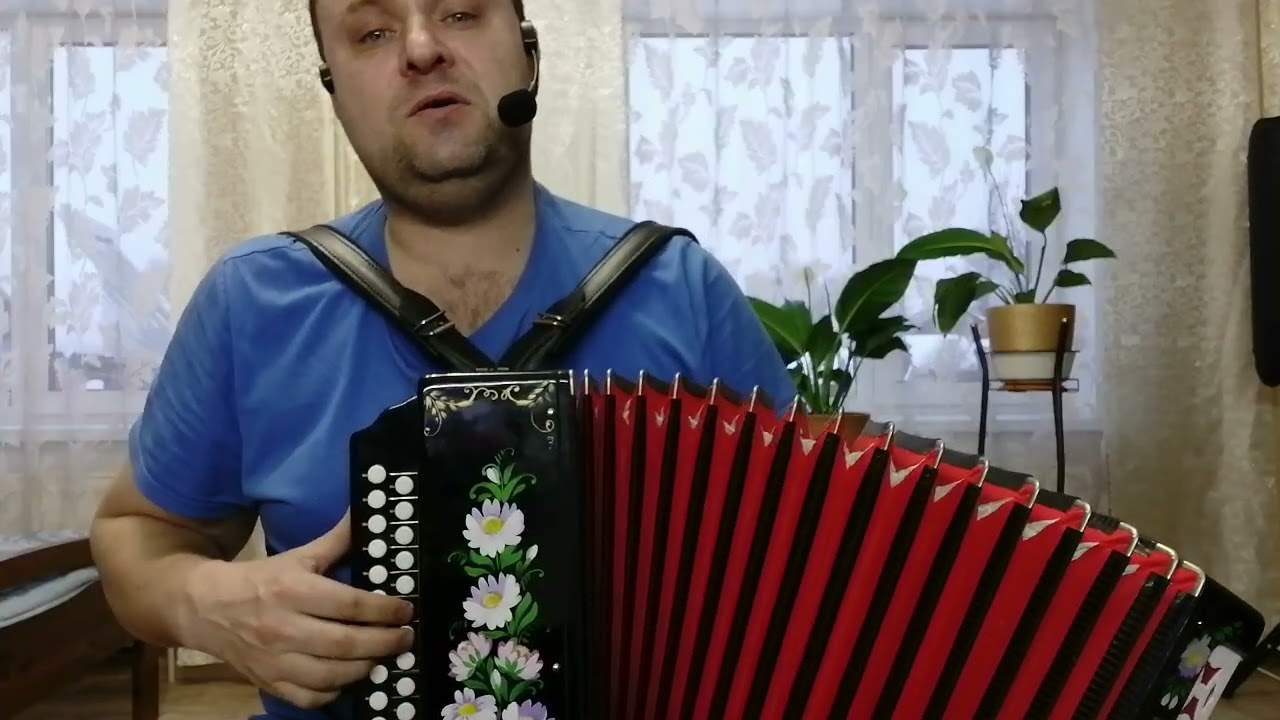 Песня Плот, на гармони!!! 