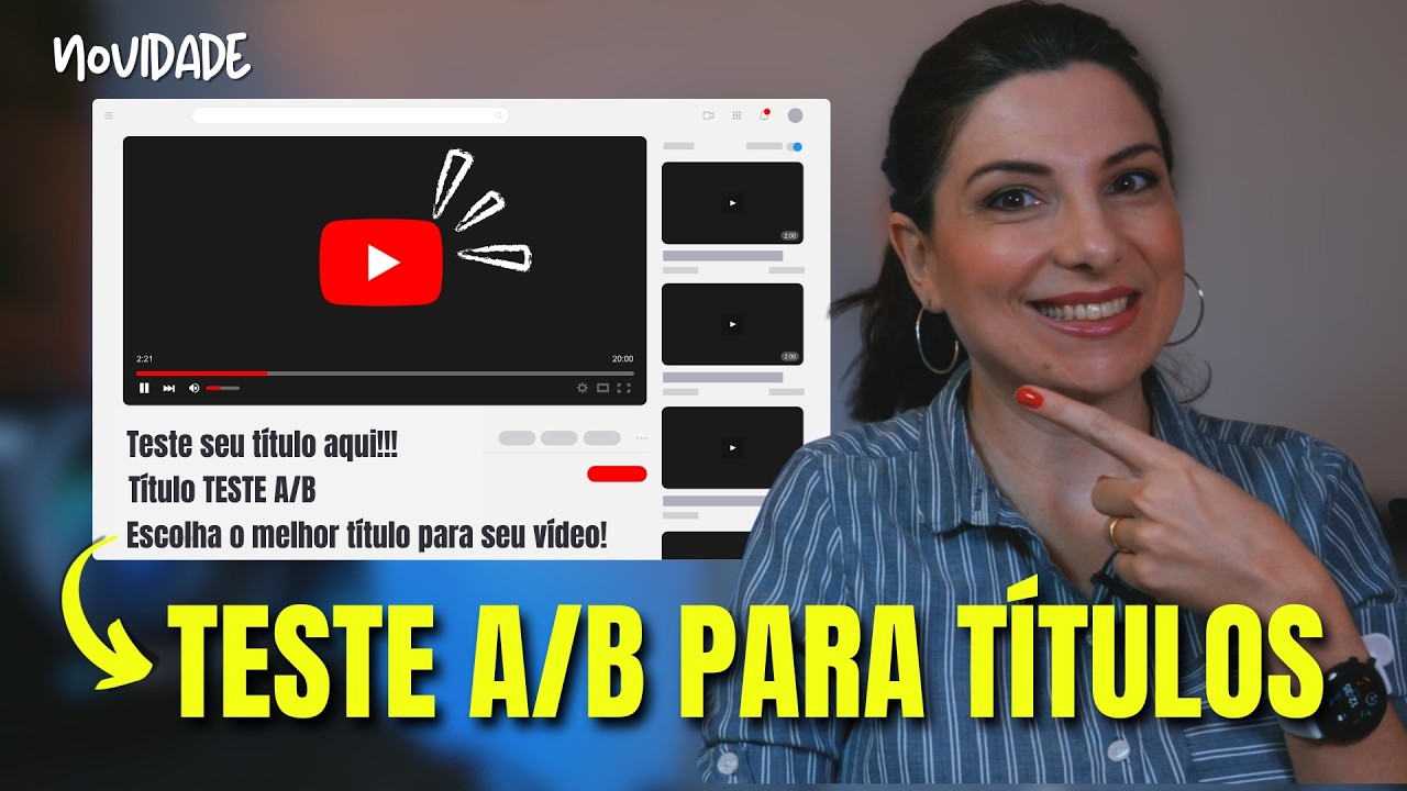 🚨Nova função do YouTube: Teste A/B de títulos (tutorial completo)