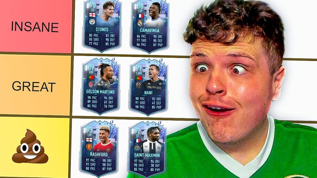 RANKING EVERY FUT FANTASY (Team 1) ON FIFA 22! | FUT Fantasy Tier List...