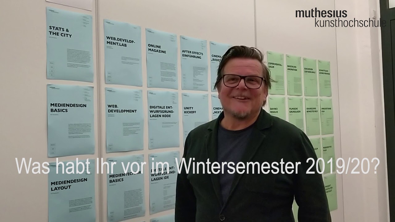 Zu Besuch bei...:Prof. Tom Duscher- Interaktive Medien- Muthesius Kunsthochschule