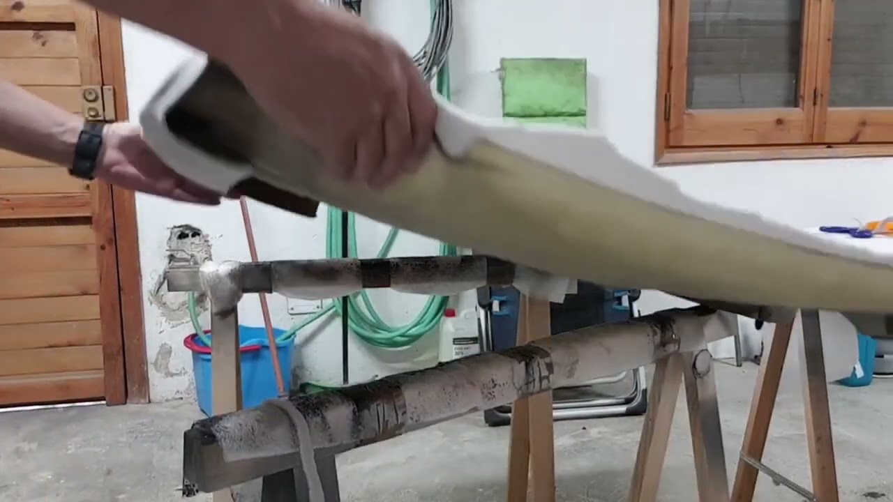 Tutorial  reparar techo descolgado  cambio de moqueta
