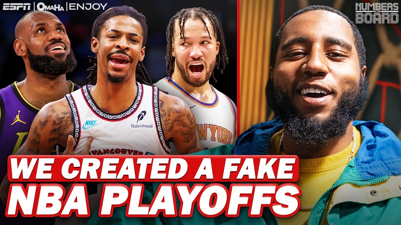 We Created A Fake NBA Playoffs | Numbers On The Board