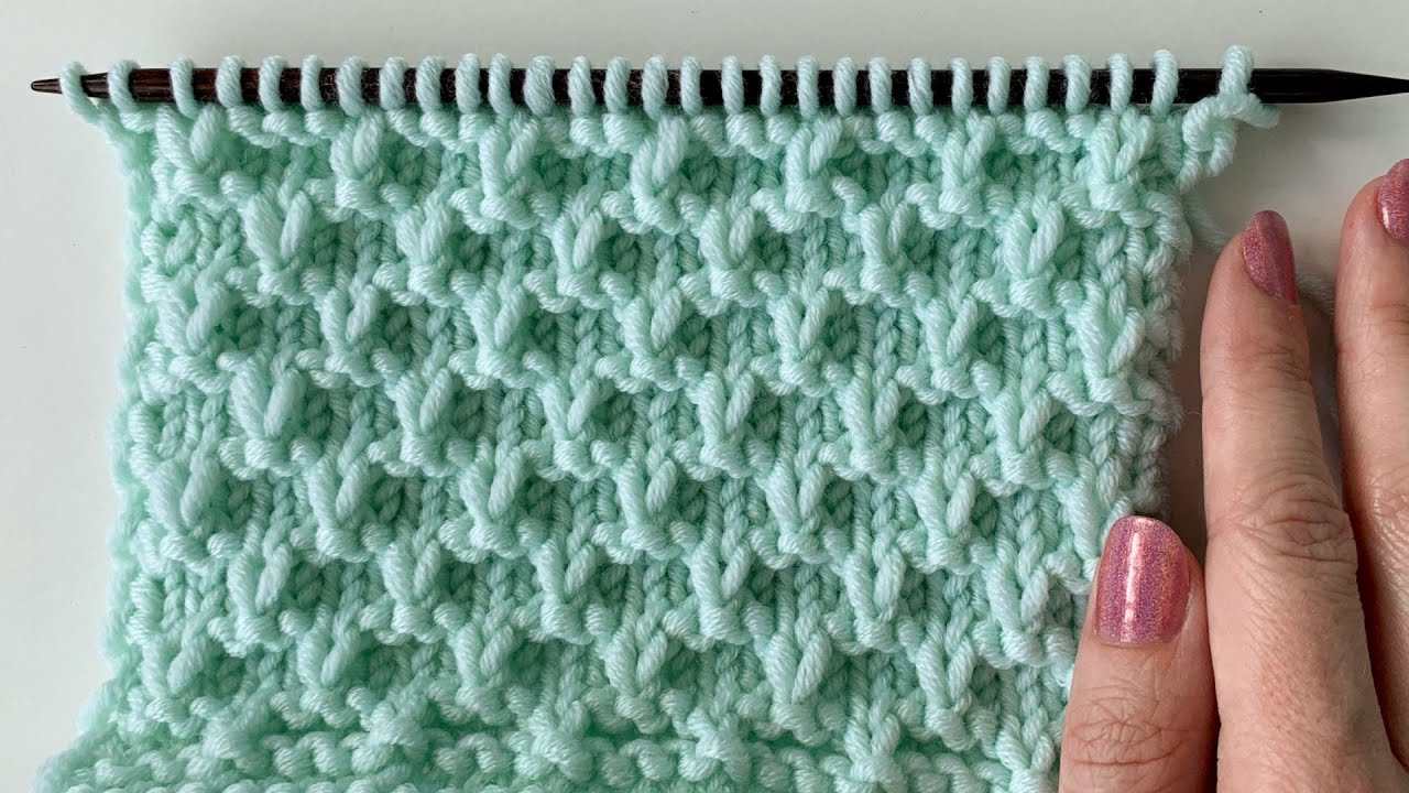 №73🔶 punto cesta / canasta a dos agujas 🔶 punto para tejer ropita de bebe