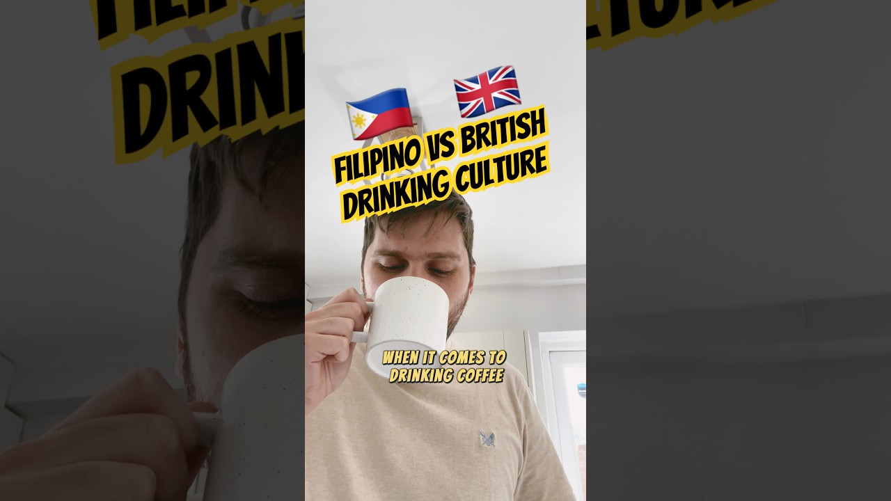 Filipino 🇵🇭 vs British 🇬🇧 Coffee ☕️ Drinking Culture #philippines #uk #pinoy