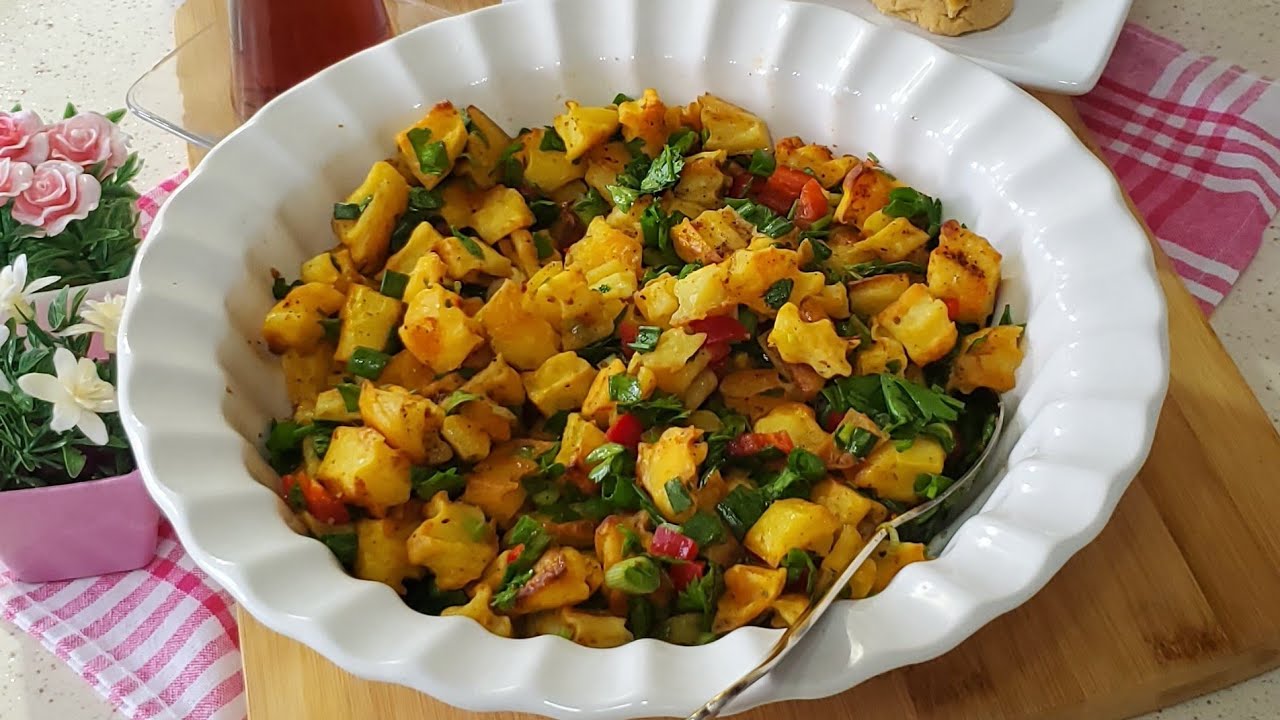 FIRINDA PATATES SALATASI🔝 BU YÖNTEMİ İLK DEFA GÖRECEKSİNİZ 🥔🍋🌶️