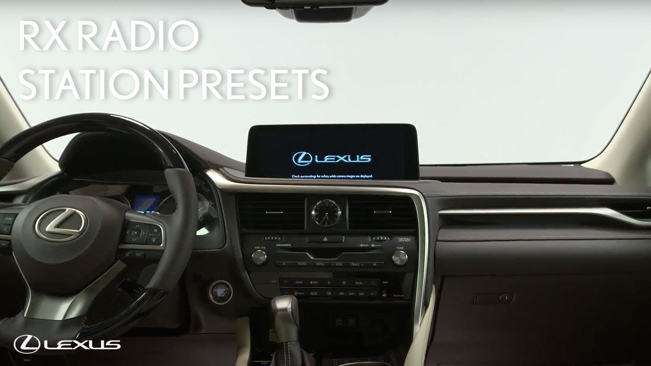 Lexus How-to: Set Up Radio Stations in Lexus RX 350 | Lexus